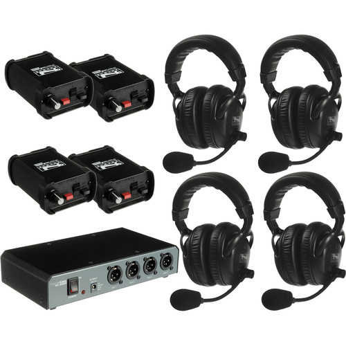 Porta-Com COM-40FC 4 Headset Intercom System