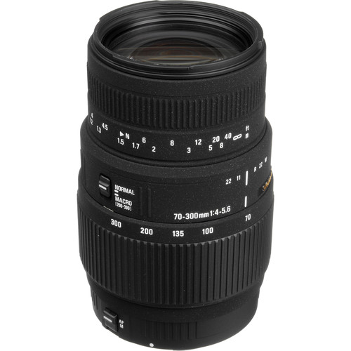 Sigma 70-300mm f/4-5.6 DG Macro Autofocus Lens for Canon EOS