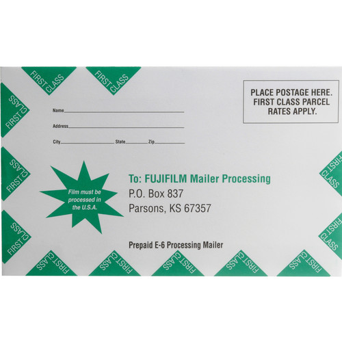 Fujifilm Mailer de Processamento de Slides para 36 Exposi��es