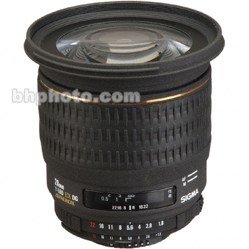 Sigma Lente Super Grande Angular 20mm f/1.8 EX Aesf�rica DG DF RF AF