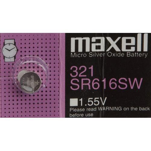 General Brand SR616SW (V321) 1.55V Silver Battery (10 Pack)