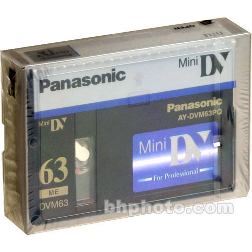 Panasonic AY-DVM63PQ - Fita de V�deo MiniDV de 63 Minutos