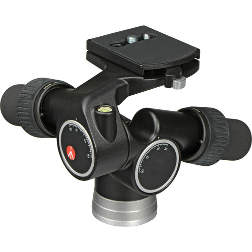 Manfrotto by Bogen Imaging 405 Pro Digital Geared Head (Quick Release) - Supports 16.5 lbs (7.5kg)