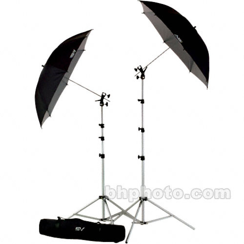 Smith-Victor UK2 Umbrella Kit with Brackets, Stands, Case