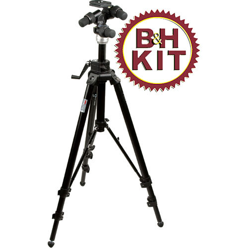 Manfrotto by Bogen Imaging 475B Tripod Legs (Black) with 405 Geared Head