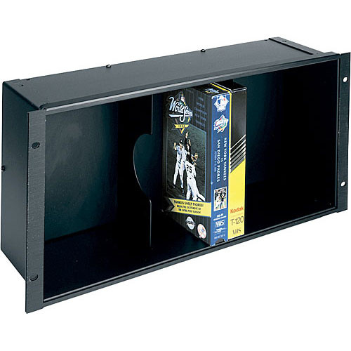 Middle-Atlantic 14 VHS Front Load Holder (Black)