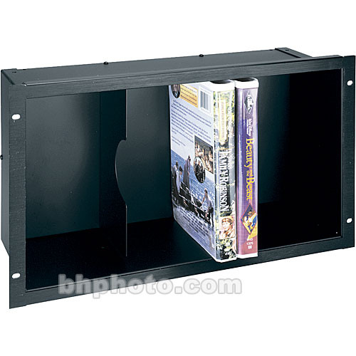 Middle-Atlantic 13 VHS Front Load Large Holder (Black)