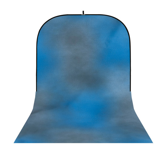 Botero #004 Super Collapsible Background (8x16') (Blue, Grey)