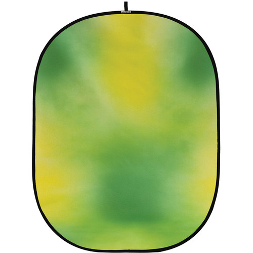 Botero #012 Collapsible Background (5x7') (Green, Yellow-Green)