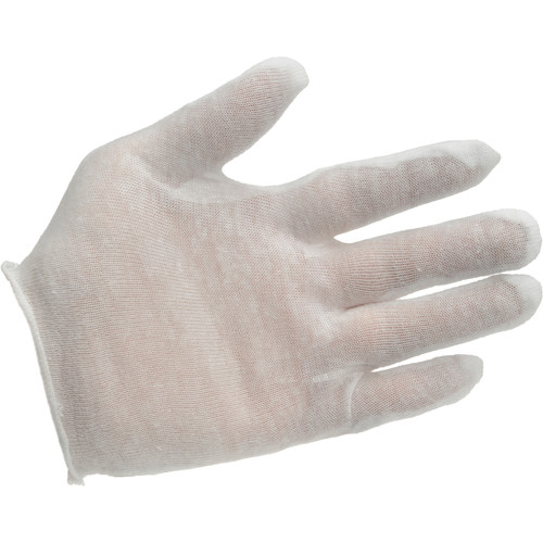 Lineco Darkroom Cotton Gloves - Lightweight - Medium - 12 Pairs