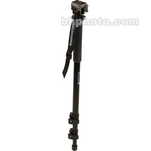 Manfrotto by Bogen Imaging 679B 3 Section Monopod (Black) with 234RC Head