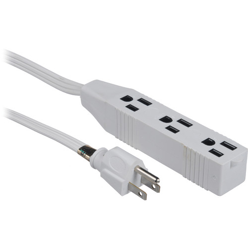 Buhl Projectors Heavy Duty Multiple Outlet Power Cord - 12' Long