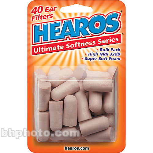 Hearos Foam Ear Plugs - 32 dB of Noise Reduction - 20 Pairs