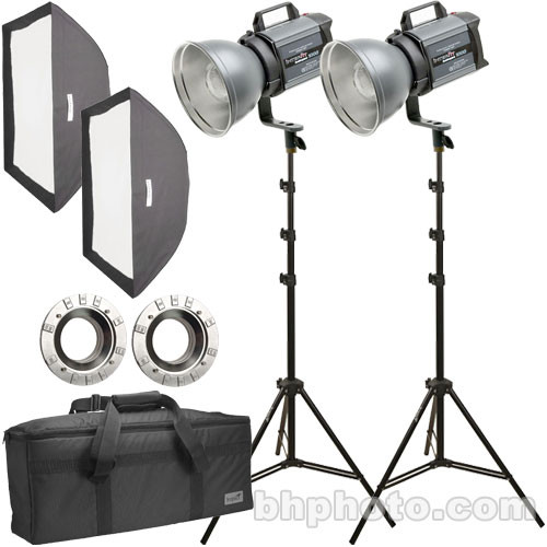 Interfit Two-Halogen Light Softbox Kit