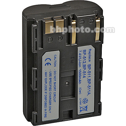 Impact BP-511A Lithium-Ion Battery (7.4V 1500mAh)