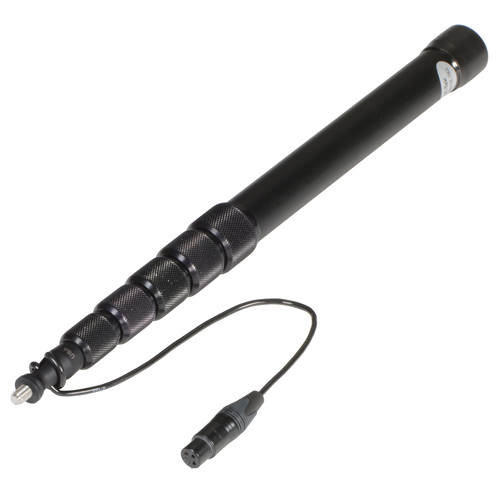 K-Tek KE-79CC Traveler Avalon Series Aluminum Boompole with Internal  Coiled XLR Cable