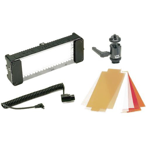 Litepanels Mini Flood Kit LED On Camera Light with Power Tap