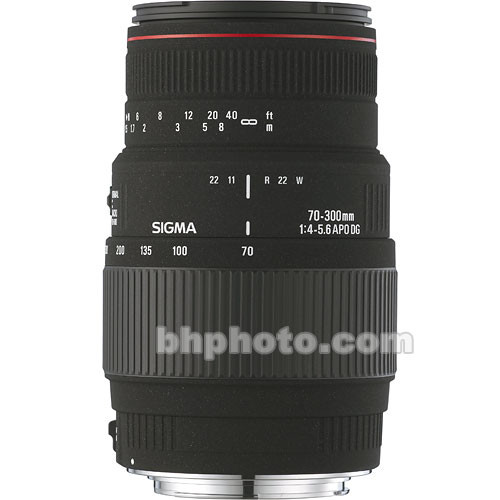Sigma 70-300mm f/4-5.6 APO DG Macro Autofocus Lens for Nikon AF-D