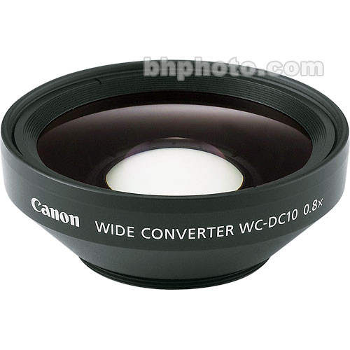Canon WC-DC10 - Lente Conversora Grande Angular 0.8x
