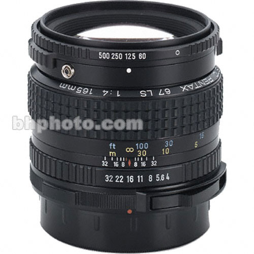 Pentax Telephoto 165mm f/4 Leaf Shutter Lens for Pentax 67