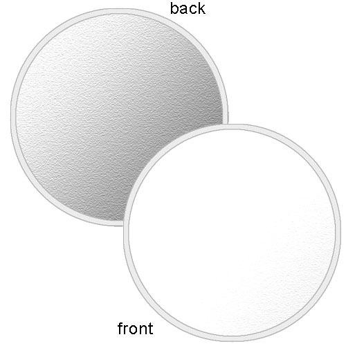 Photoflex LiteDisc Circular Reflector, White Opaque/Silver, 32