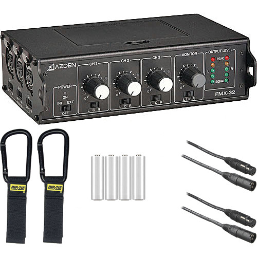 Azden FMX-32 - Kit B�sico de Mixer de Campo para ENG/EFP 