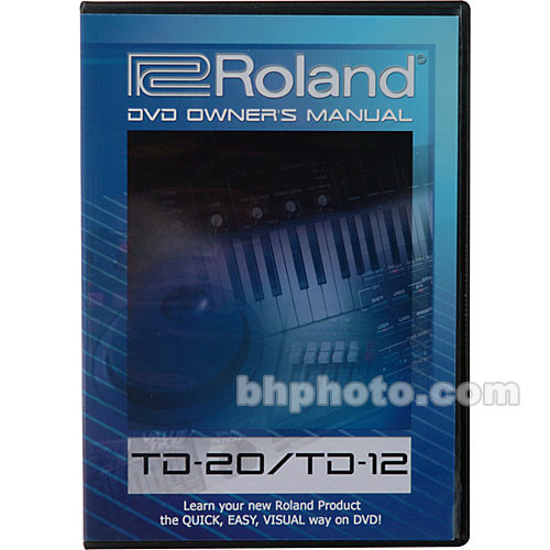 Roland DVD: Owner's Manual for Roland TD20 Percussion Sound Module