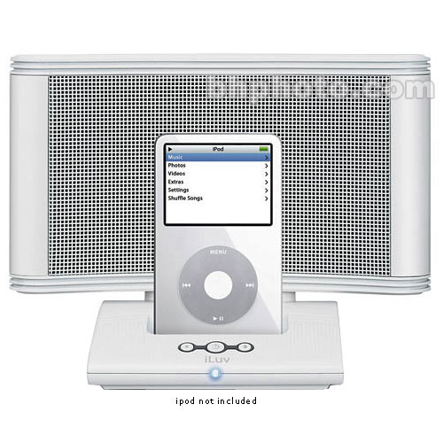 iLuv I188WHT Stereo Docking System - White