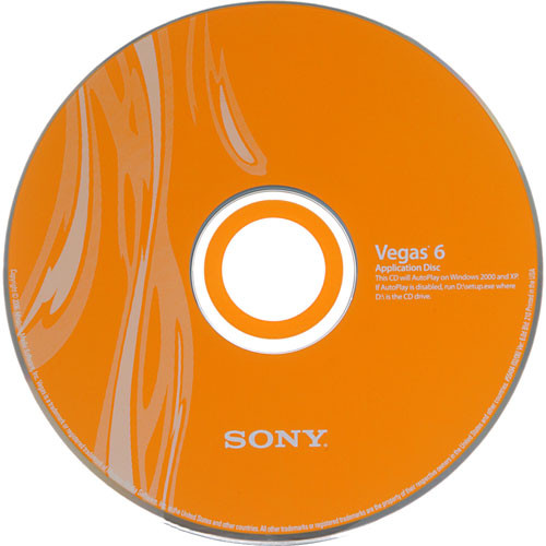 Sony Vegas 6 Video Editing Software for Windows