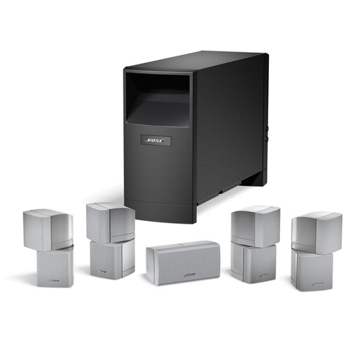 Bose Acoustimass 10 Series IV Home Entertainment Speaker System (Silver)
