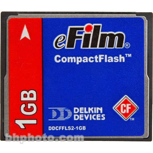Delkin Devices 1GB eFilm CompactFlash Card