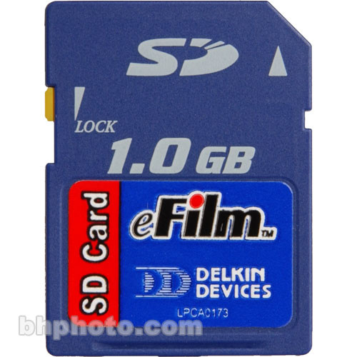 Delkin Devices 1GB eFilm Secure Digital (SD) Card