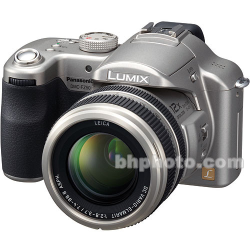 Panasonic Lumix DMC-FZ50 Digital Camera (Silver)