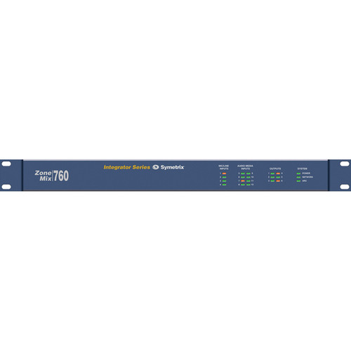 Symetrix Zone Mix 760 - 12x6 Zone Mixer