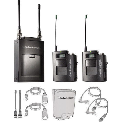Audio-Technica ATW-1821  - Sistema de Microfone Sem Fio Duplo