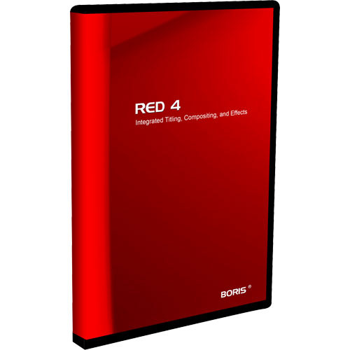 Boris FX Boris Red 4 Software for Windows and Macintosh