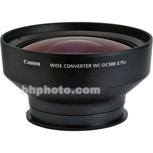 Canon WC-DC58A 0.75x Wide Angle Converter Lens