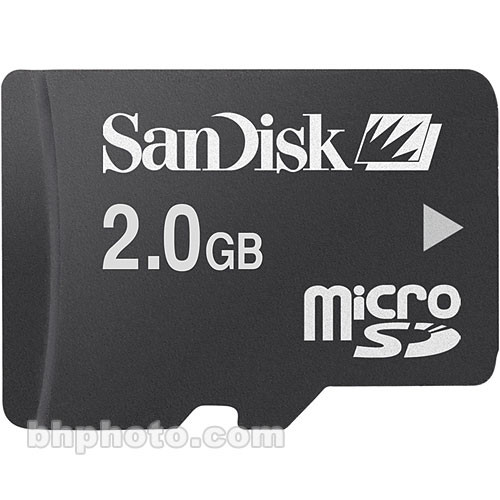 SanDisk 2GB microSD/TransFlash Card