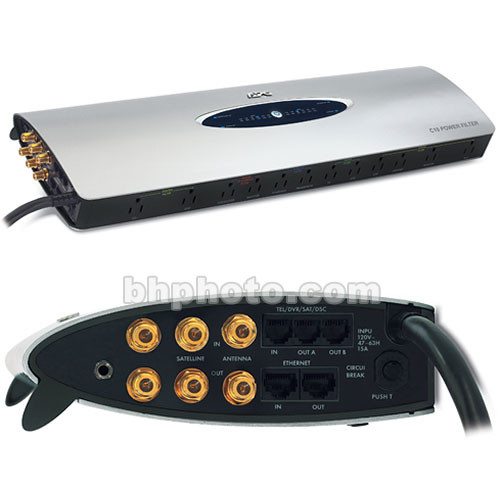 APC C10 Home Theater Power Filter & Surge Protector - Silver