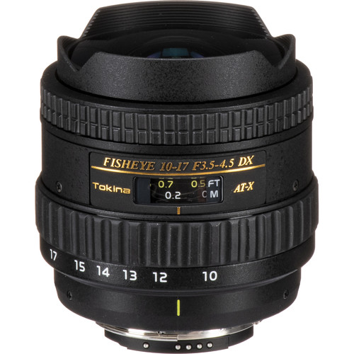Tokina 10-17mm f/3.5-4.5 AT-X 107 DX  AF Fisheye Lens for Nikon Digital SLR