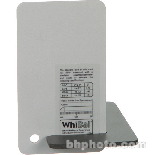 WhiBal G6 Pocket White Balance Gray Card (3.5 x 2