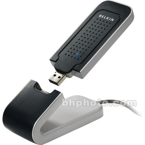Belkin N1 Wireless USB Adapter - Draft 802.11n and 802.11b/g