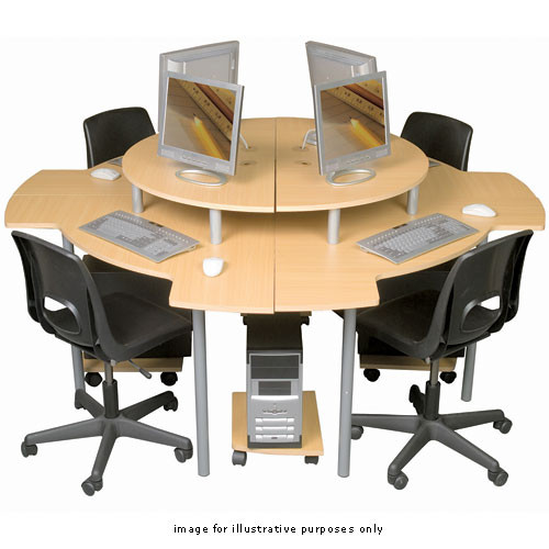 Balt Corner Desk Cluster (2 Right, 2 Left), Model 89836 (Teak)