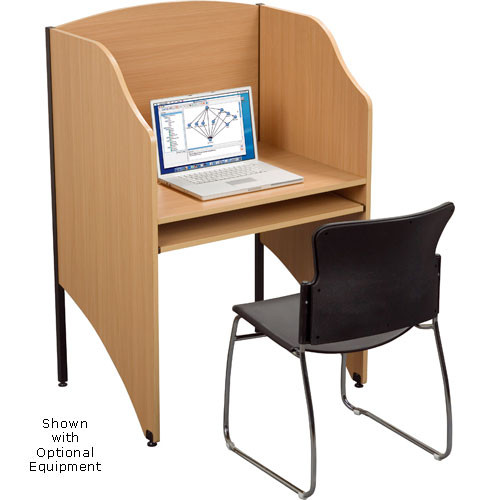 Balt Deluxe Floor Carrel, Model 89868  (Teak)