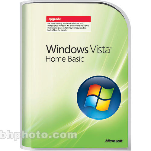 Microsoft Windows Vista Home Basic Edition Upgrade