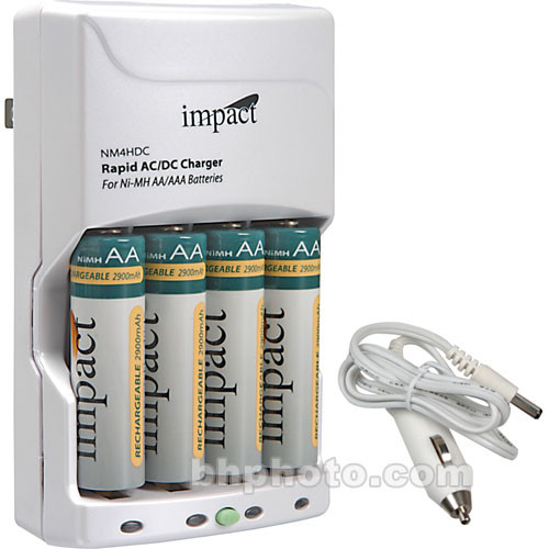 Impact 4-Hour Charger with Four 2900 mAh 