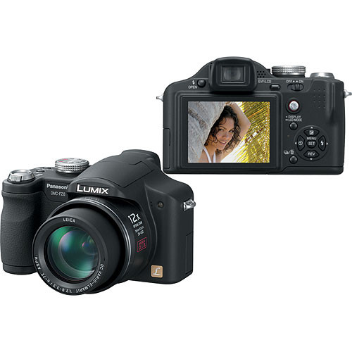Panasonic Lumix DMC-FZ8 Digital Camera (Black)