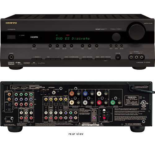 Onkyo TX-SR505 Home Theater Receiver (Black)