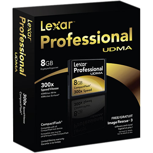 Lexar 8GB UDMA 300x CF Card