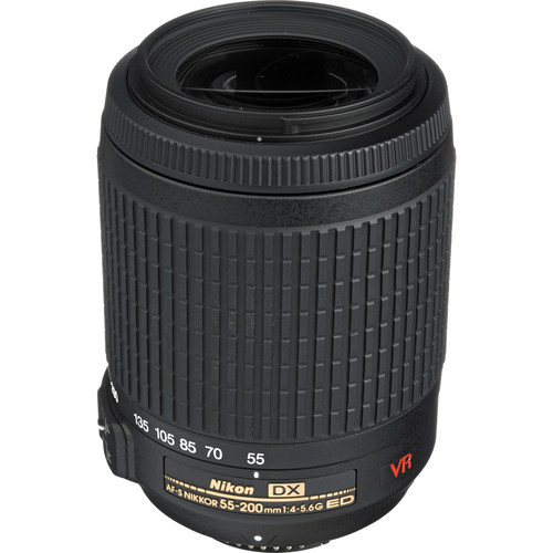 Nikon 55-200mm f/4-5.6G ED AF-S VR DX Autofocus Lens